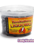 Kookaburra Cut Licorice - Black: 12-Ounce Tub