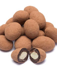 Koppers Cocoa Dusted Chocolate Almonds: 5LB Bag