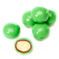Koppers Milk Chocolate Covered Malt Balls - Light Green: 5LB Bag - Candy Warehouse