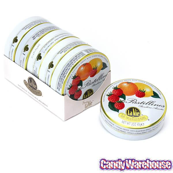 La Vie Candy Drops Tins - Pastillines: 5-Piece Pack - Candy Warehouse