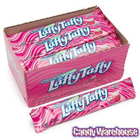 Laffy Taffy Candy Bars - Strawberry: 24-Piece Box - Candy Warehouse
