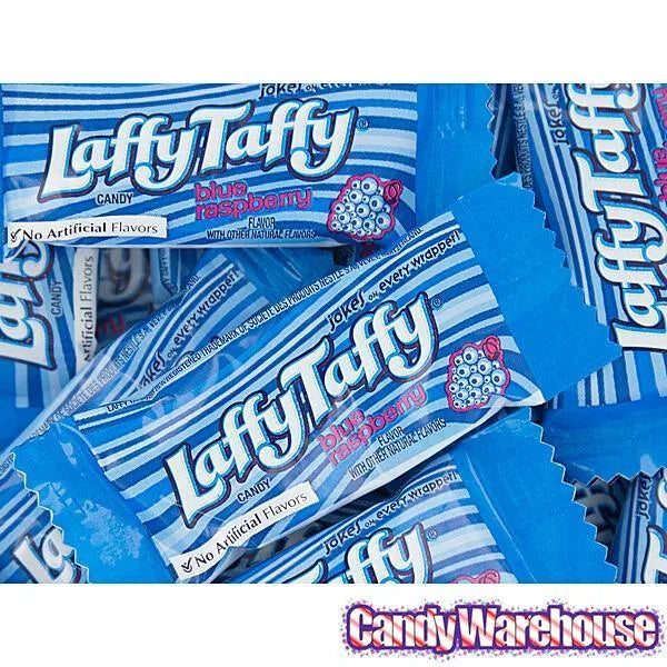 Laffy Taffy Candy - Blue Raspberry: 145-Piece Tub Laffy Taffy Candy - Blue Raspberry: 145-Piece Tub