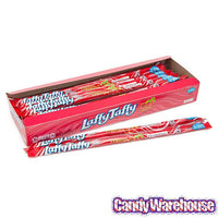 Laffy Taffy Candy Ropes - Cherry: 24-Piece Box - Candy Warehouse