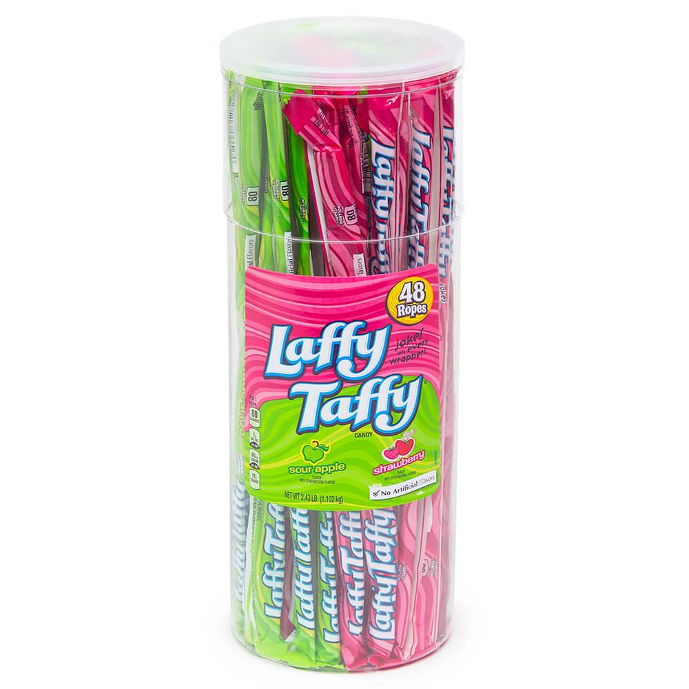 Laffy Taffy Rope Candy - Assorted: 48-Piece Tube - Candy Warehouse