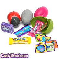 Laffy Taffy - SweeTarts - Nerds Candy Filled Outdoor Easter Eggs: 12-Piece Box - Candy Warehouse