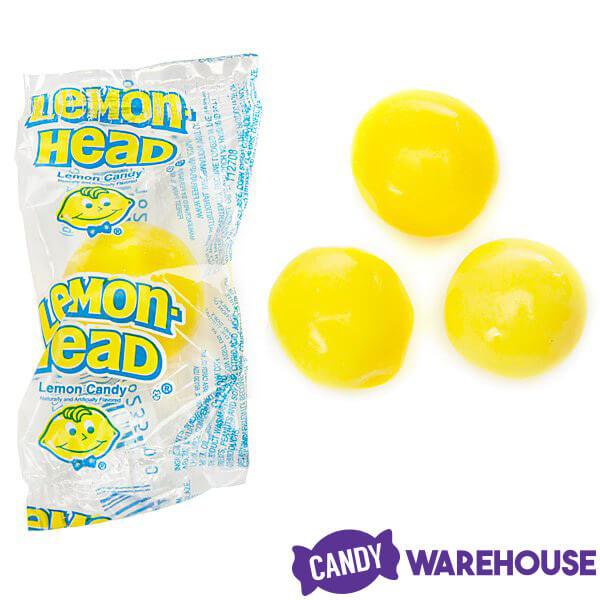 Lemonhead Candy: 150-Piece Tub - Candy Warehouse