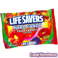 LifeSavers Hard Candy Singles - 10 Flavors Assortment: 1200-Piece Case - Candy Warehouse