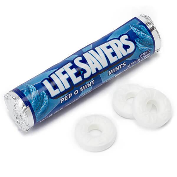 LifeSavers Mint Candy Rolls - Pep-O-Mint: 20-Piece Pack - Candy Warehouse