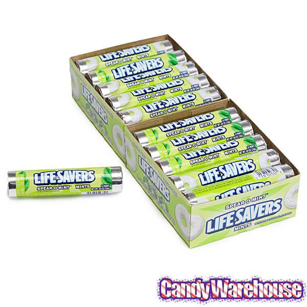 LifeSavers Mint Candy Rolls - Spear-O-Mint: 20-Piece Pack - Candy Warehouse