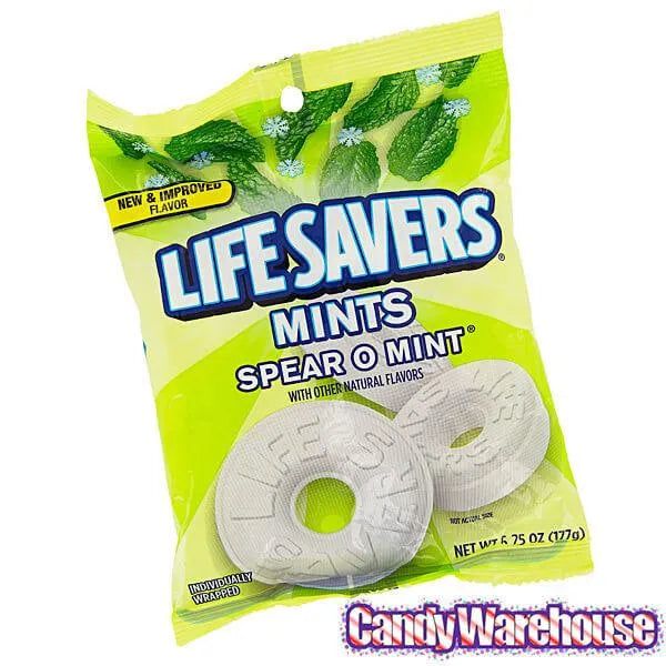 LifeSavers Mint Singles SpearOMint 500Piece Case Candy Warehouse