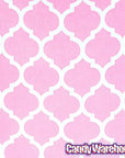 Light Pink Casablanca Pattern Candy Bags: 25-Piece Pack