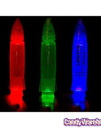 Light-Up Space Rocket Squeeze Candy Dispensers: 12-Piece Display