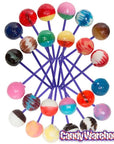 Linda's Lollies Gourmet Ball Lollipops: 24-Piece Display