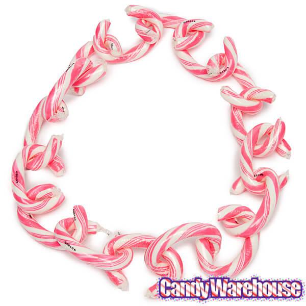 Linky Doodles Candy Chains - Pink: 28-Piece Box - Candy Warehouse