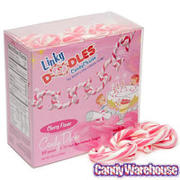 Linky Doodles Candy Chains - Pink: 28-Piece Box - Candy Warehouse