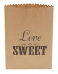 Love is Sweet Paper Candy Bags: 50-Piece Pack