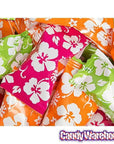 Luau Flower Wrapped Butter Mint Creams: 300-Piece Case