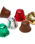 Madelaine Christmas Foiled Chocolate Bells - Milk: 5LB Bag