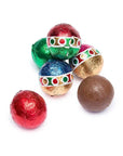 Madelaine Christmas Foiled Milk Chocolate Balls: 5LB Bag