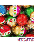 Madelaine Christmas Foiled Milk Chocolate Balls: 5LB Bag