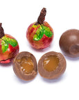 Madelaine Foiled Caramel Filled Milk Chocolate Apples: 40-Piece Tub