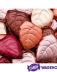 Madelaine Foiled Dark Chocolate Autumn Leaves Candy: 10LB Case