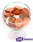 Madelaine Foiled Giant Milk Chocolate Copper Pennies: 5LB Bag