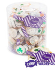 Madelaine Foiled Milk Chocolate Clover Discs 2-Ounce Mesh Bags: 20-Piece Tub