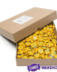 Madelaine Foiled Milk Chocolate Emoji Candy Rounds: 5LB Bag