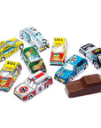 Madelaine Foiled Milk Chocolate Mini Cars: 100-Piece Display