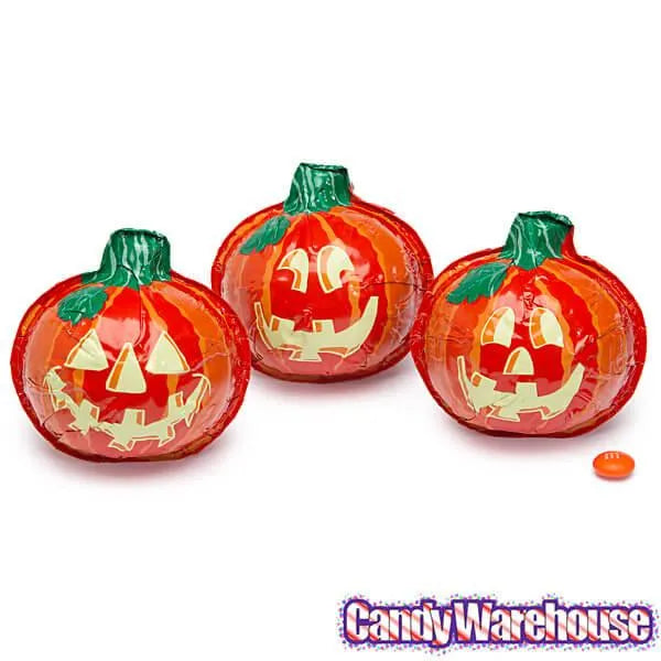 Madelaine Foiled Milk Chocolate Pumpkins - Jumbo: 48-Piece Display