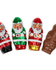Madelaine Foiled Mini Milk Chocolate Santas: 5LB Bag
