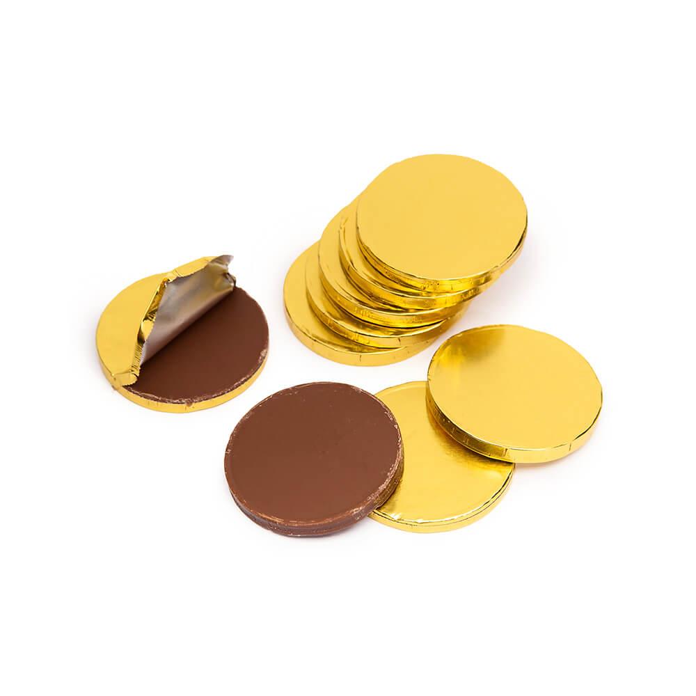  Milk Chocolate Coins, Gold Half Dollar Chocolate
