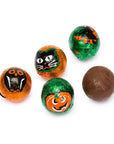 Madelaine Halloween Foiled Milk Chocolate Balls: 10LB Case