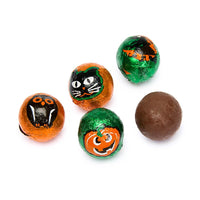 Madelaine Halloween Foiled Milk Chocolate Balls: 5LB Bag - Candy Warehouse