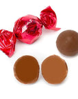 Madelaine Red Foiled Milk Chocolate Truffles: 30-Piece Tub