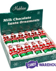 Madelaine Santa Foiled 3/4-Ounce Milk Chocolate Ornaments: 60-Piece Display