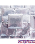 Madelaine Silver Foiled Mint Truffle Dark Chocolate Squares: 5LB Box