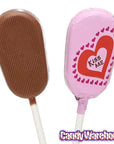 Madelaine Valentine Foiled Milk Chocolate Lollipops: 36-Piece Display