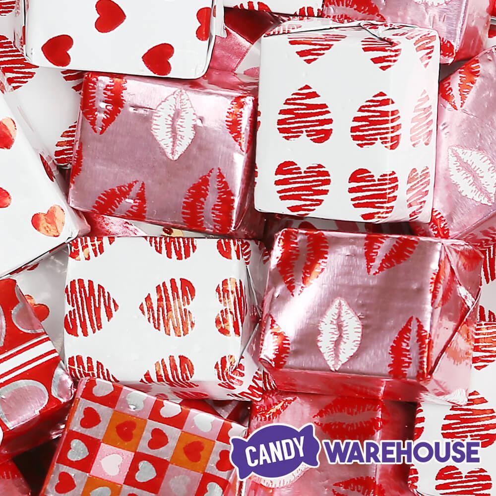 Madelaine Valentine Foiled Milk Chocolate Presents: 5LB Bag - Candy Warehouse