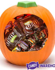 M&M-Mars Chocolate Halloween Candy Assortment: 85-Piece Pumpkin Bowl