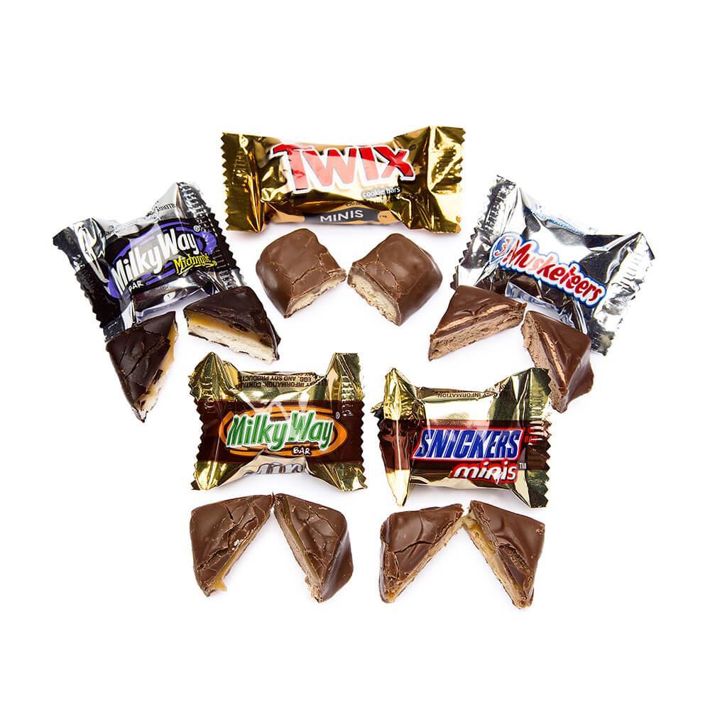 M&M-Mars Minis Chocolate Candy Mix: 820-Piece Case