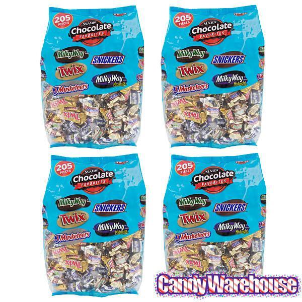 M&M-Mars Minis Chocolate Candy Mix: 820-Piece Case - Candy Warehouse