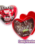 M&M's Candy Filled Valentine Heart Tins: 12-Piece Display