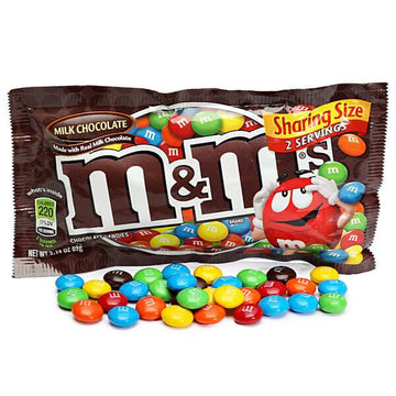 M&M's Candy King Size Packs - Plain: 24-Piece Box - Candy Warehouse