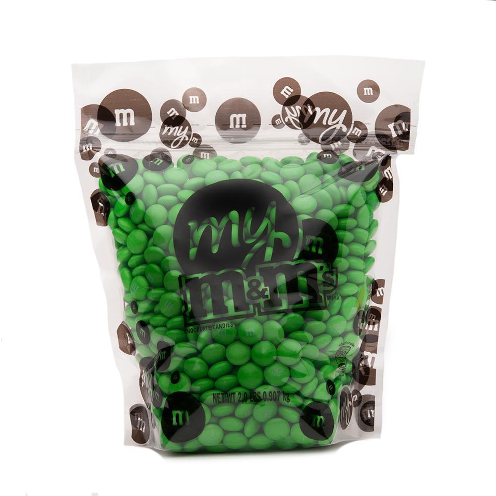 green m&m bag
