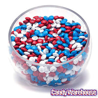 M&M's Milk Chocolate Candy - USA Freedom: 2LB Bag - Candy Warehouse