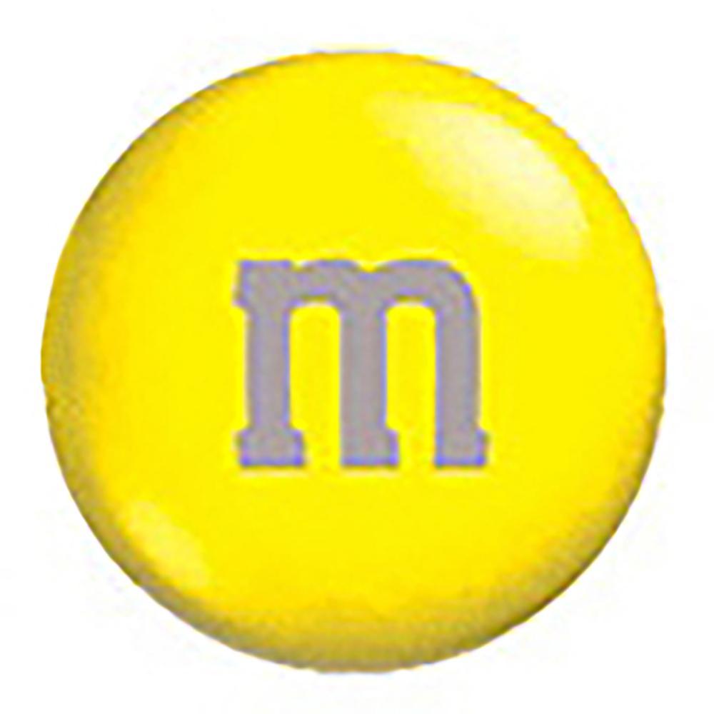 yellow m&m chocolate