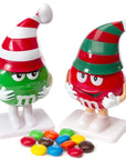 M&M's Minis Candy Filled Christmas Figurines: 12-Piece Display