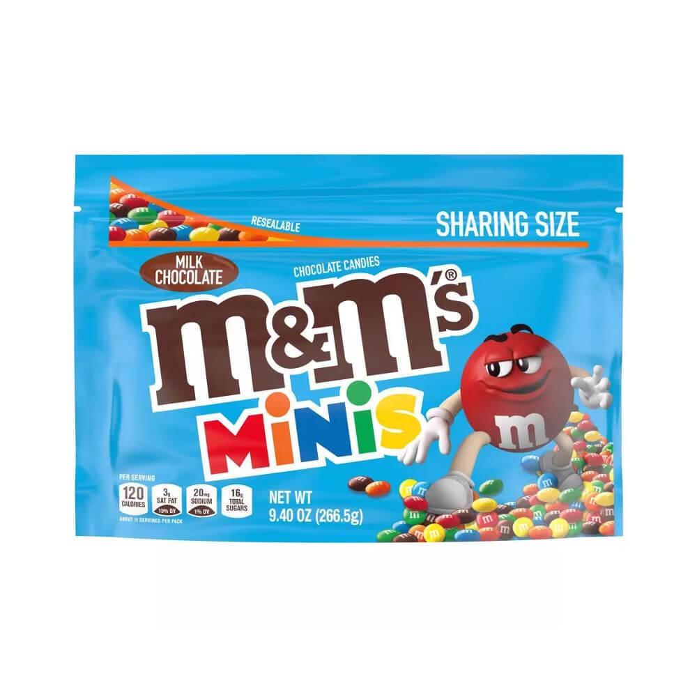 M&M's Minis, Milk Chocolate Candy Bar, 4 Oz, Chocolate Candy